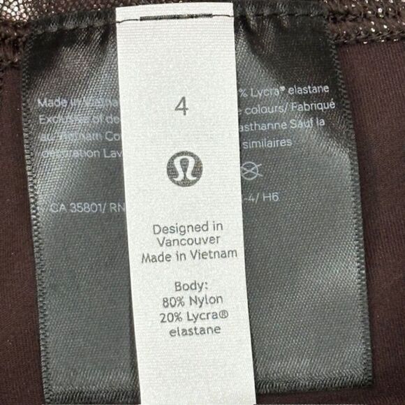 Lululemon Align High-Rise Short 8" *Shine Radiate Foil Print French Press - Picture 8 of 8